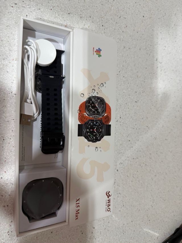 Reloj Inteligente W&O X15 Max Negro