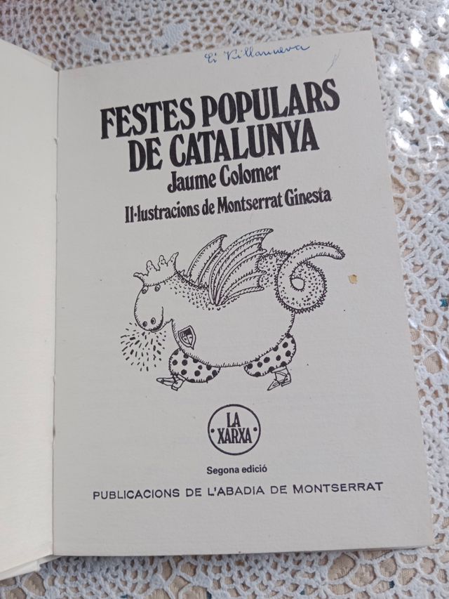 Libro Festes populars de Catalunya.