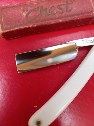 Antigua mini Navaja de Bolsillo viaje sin uso afil