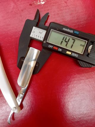 Antigua mini Navaja de Bolsillo viaje sin uso afil