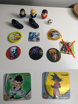 Tazos Monsters Caps Pokémon e Imanes Dragon Ball