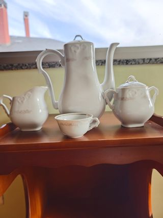 Juego de café Vista Alegre porcelana