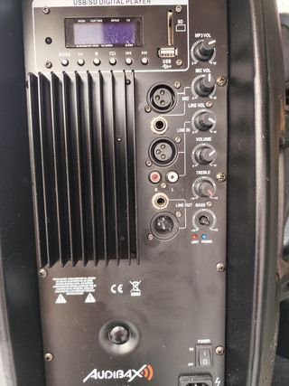 Altavoz Altsvox Amplificado 300/400W 12". Tutbo