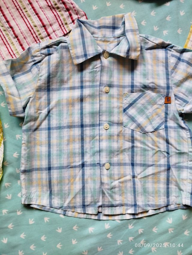 Camisas de niño manga corta 12-18 meses y 18-24