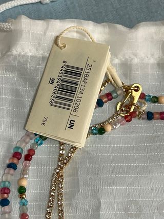 Collar Bimba y Lola Multicolor y Dorado