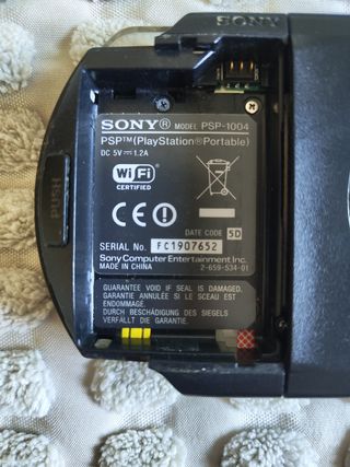 Sony PSP 1004 Negra Jack Sparrow