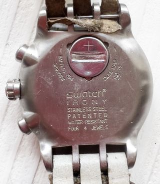 Swatch Irony Plata y Blanco