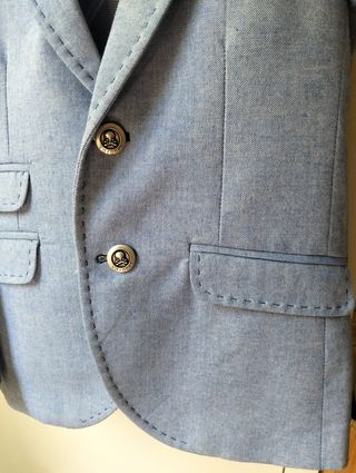 Traje comunión niño azul 10 años