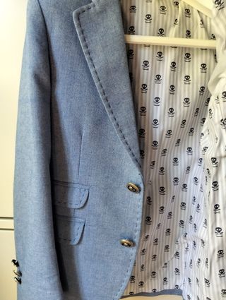 Traje comunión niño azul 10 años