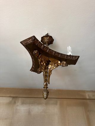 Lámpara de metal vintage