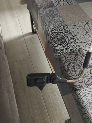 Sombrilla para carrito de bebé negra