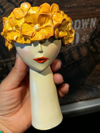 Vaso Primule in Ceramica - h. 15 cm