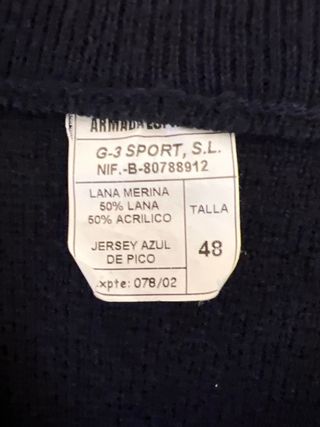 Jersey Armada Española Azul  Negro
