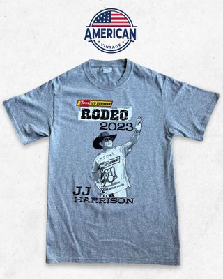 Camiseta Rodeo 2023 JJ Harrison Gris Talla S