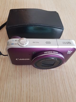 Canon Powershot SX220HS + Funda en su caja.