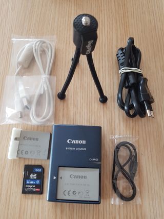 Canon Powershot SX220HS + Funda en su caja.