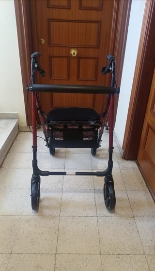 Andador 4 ruedas con cesta