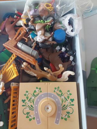 Lote Juguetes Playmobil Caballos y Figuras