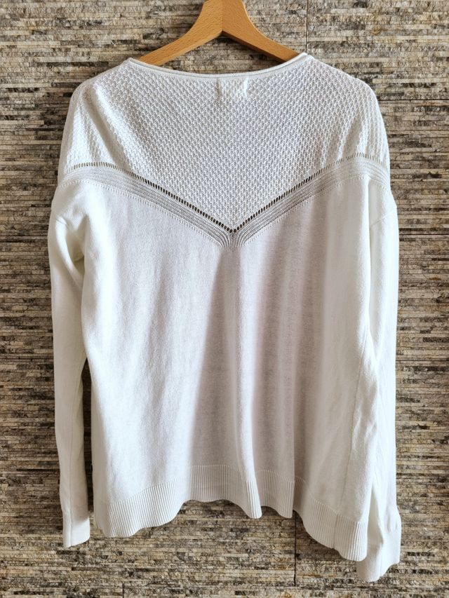 Cárdigan Bonobo Blanco Talla XL