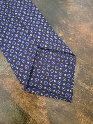 Corbata Zadi Milano Azul Estampada