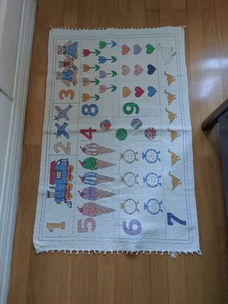 Alfombra, infantil educativo números