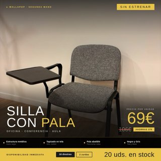 Nuove sedie da ufficio/conferenza con pala a 49€