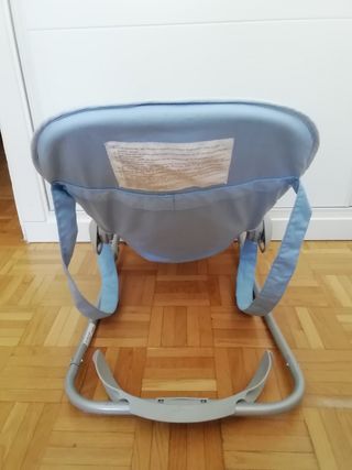 Hamaca para bebé Prenatal azul y blanco