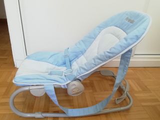 Hamaca para bebé Prenatal azul y blanco