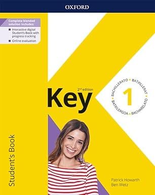 Key to Bachillerato 1. Student's Book. 2 Edition