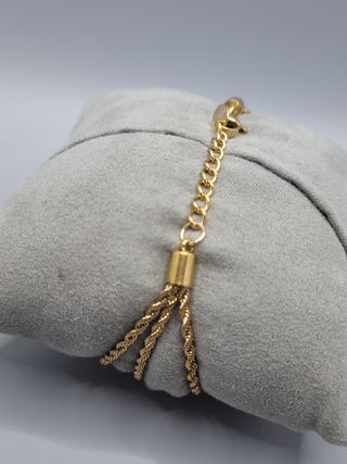 Pulsera triple cordón rizado