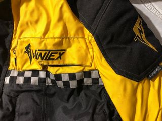 Chaqueta de moto WINNEX amarilla y negra