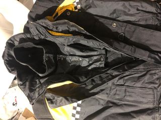 Chaqueta de moto WINNEX amarilla y negra
