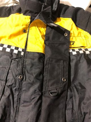 Chaqueta de moto WINNEX amarilla y negra