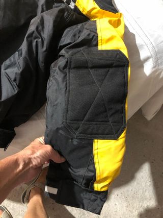 Chaqueta de moto WINNEX amarilla y negra