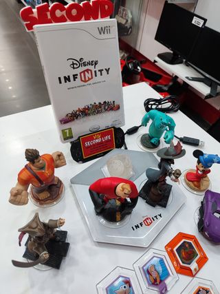 Lote Disney Infinity Wii Juego + Portal + Figuras