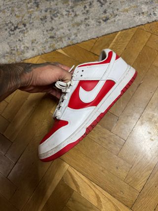Zapatillas Nike Dunk Rojas y Blancas