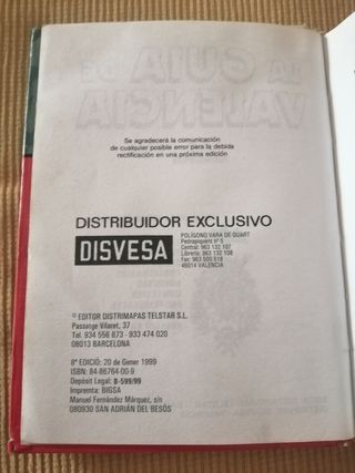 Guía urbana de Valencia y 49 municipios