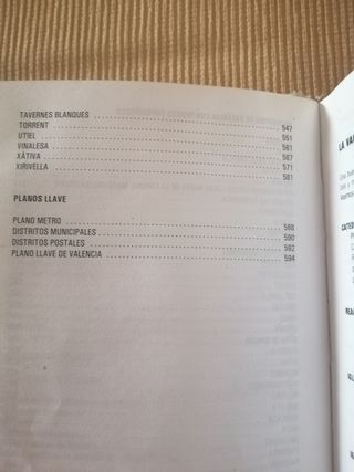 Guía urbana de Valencia y 49 municipios