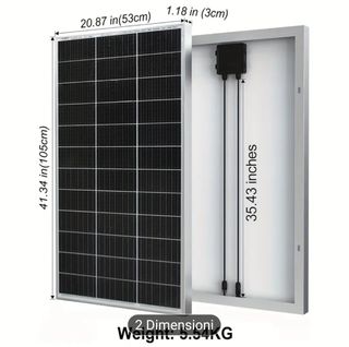 Pannelli Solari Monocristallino 240 w (2 pz Nuovi