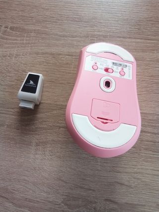 Ratón inalámbrico Darmoshark rosa