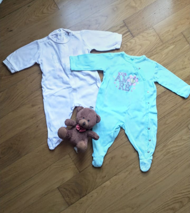 Set 2 tutine bimba 3 e 3-6 mesi