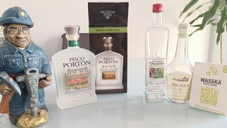 4 Botellas Pisco Peruano Portón, Queirolo, Biondi