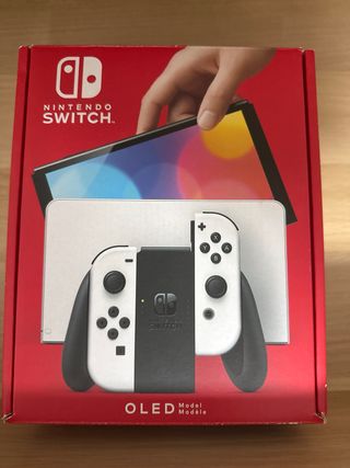 Controller Nintendo Switch OLED White 4 Mario Deluxe