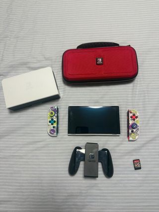 Controller Nintendo Switch OLED White 4 Mario Deluxe