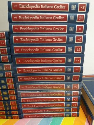 enciclopedia italiana grolier 30 volumi - €11