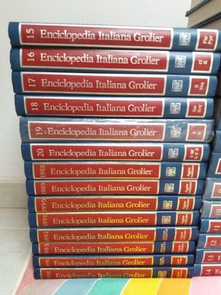 enciclopedia italiana grolier 30 volumi - €11
