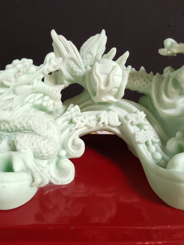 Scultura cinese draghi