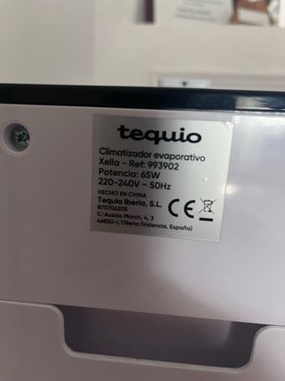 Climatizador Tequio Blanco con mando a distancia 