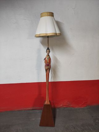Lámpara de pie vintage estilo oriental