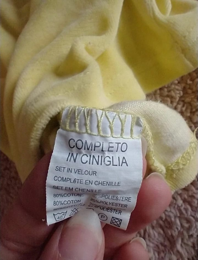 Set 2 maglie neonato 1-3 e 3-6 mesi